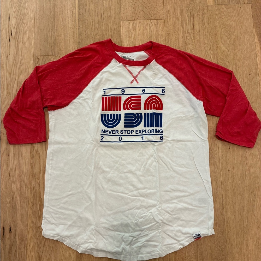 North Face USA 
50th (XL) Raglan 3/4 Sleeve